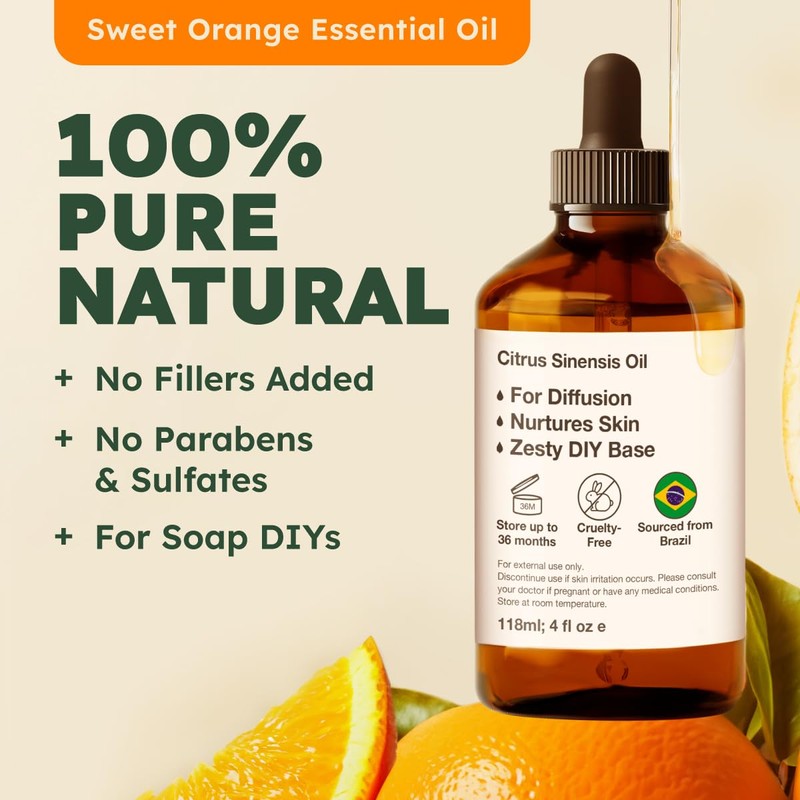 KUKKA essential oils Frankincense Oil for Skin & Sweet Orange