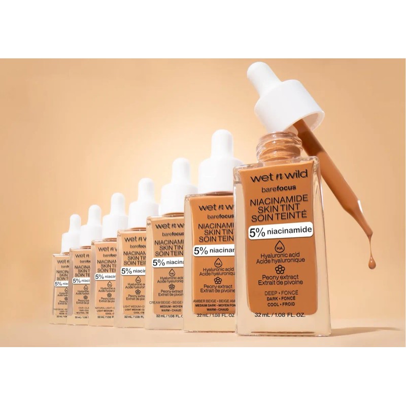 Wet n Wild Base de Maquillaje Serum Bare Focus Niacinamide