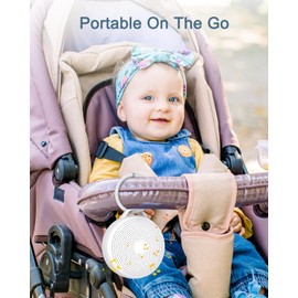 Ankilo White Noise Machine, Portable Sound Machine for Sleep, 24 Soothing Sound, Volume Control, 3 Timing, Adjustable Night Light, Sound Therapy for Home, Travel, Registry Present