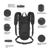 Insulated Hydration Backpack Waterproof Multi Compartment Large Capacity Thermal Water