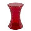 LeisureMod Diamond Shaped Modern Vanity Clio Stool/Side Table Indoor and