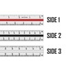 Triangular Engineering Scale Aluminum Ruler for Architects, Engineers and Students