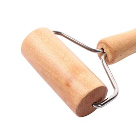 Small Rolling Pin for Bread Pastry Bakeware, Wooden Dough Roller, Non-Stick Pizza Roller, Dough Baker Roller for Home Kitchen Baking