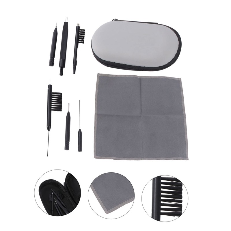 ORFOFE Hearing Aid Cleaning Kit 7-Piece Set Universal Cleaning Brush