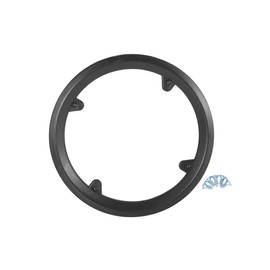 A ABSOPRO 42 Teeth 9.7-10.7cm Bicycle Crankset Chain Wheel Cover Black Hollow Item Replacement