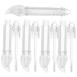 IWOWHERO Bulk Empty Lip Gloss Containers 6Pcs Tubes Wand for DIY Lipstick