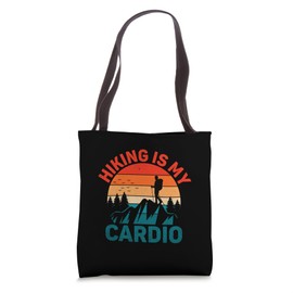 Hiking Is My Cardio Camping Scouting Scouts Scout Hiker Tote Bag
