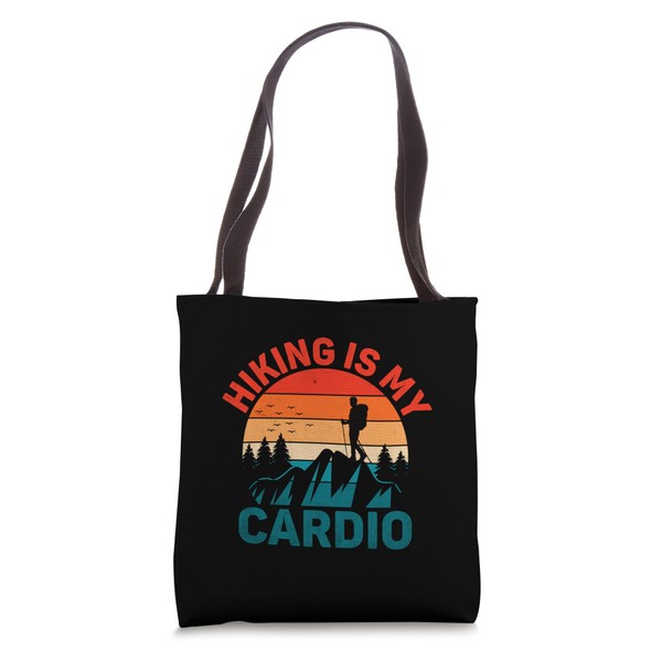 Hiking Is My Cardio Camping Scouting Scouts Scout Hiker Tote