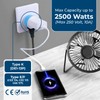 OREI Denmark Power Plug Adapter with 2 USA Inputs -