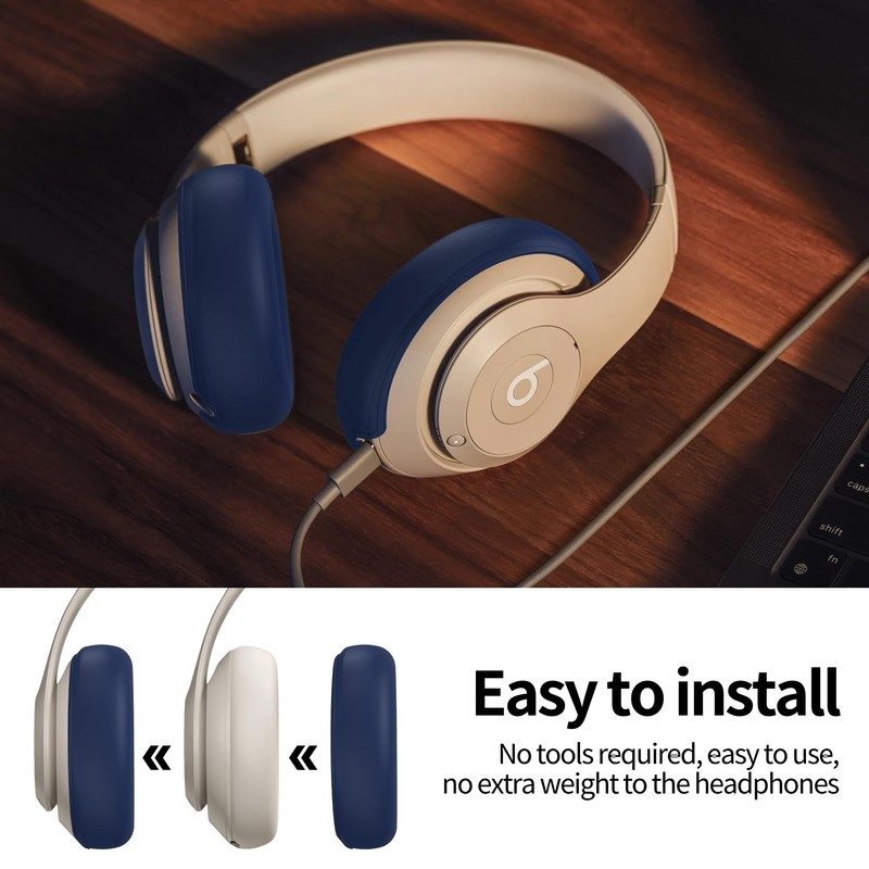 Silicone Case Compatible with Beats Studio Pro, Silicone Ear Pads