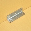 6 PCS Stainless Steel Corner Braces,L-Shaped Extended Fastening Brackets (Silver)