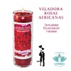 VELADORA DE ROSAS AFRICANAS | SENSUALIDAD, RECONCILIACIÓN, PASIÓN, VELA AROMÁTICA