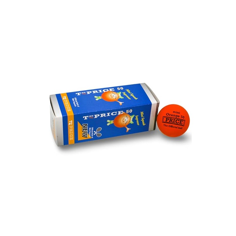 PRICE Mini Squash Improver Balls(12 balls - 4 boxes of