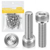 Caianwin M6 Screws 20 Pcs, DIN 912 Stainless（A2 V2A）M6 X