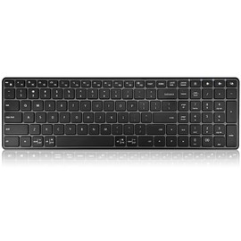 Bnnwa Wireless Bluetooth Keyboard, 3-Device Free Switching (2.4G+BT), Ultra-Slim Compact Wireless Keyboard Quiet Typing for PC/Laptop/Smart TV/Phone,12 Multimedia Keys