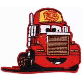 Mack Super-Liner Superliner Truck red Truck Embroidered Iron On/Sew On Patch-3" x 3.5"