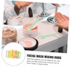 FOMIYES 150pcs Facial Plastic Beauty Spatulas Mask Mixing Tools Slip