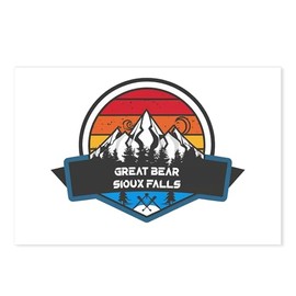 CafePress Great Bear Sioux Falls South Dakota Postcards (Package of 8), 6"x4" Printed Note Card