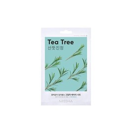 Missha Airy Close-fitting Sheet Mask 19g (Tea Tree) / 미샤 에어리 밀착 시트 마스크 19g (티트리)