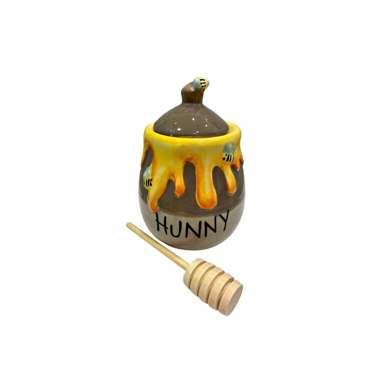 Zrike Winnie the Pooh Honey Pot Honey Server