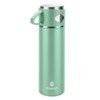 Vacuum Insulated Flask 700ml/23.6oz Stainless Steel Thermo Bottle with Cup
