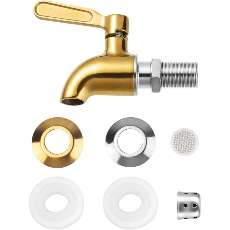 Beverage Dispenser Replacement Spigot Stainless Steel Polished Finished, Drink Dispenser