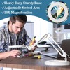 HITTI 10X Magnifying Glass with Light, 1,800 Lumens Stepless Dimmable,