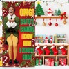 Funny Christmas Banner Happy Xmas Backdrop Sign Funny Winter Xmas