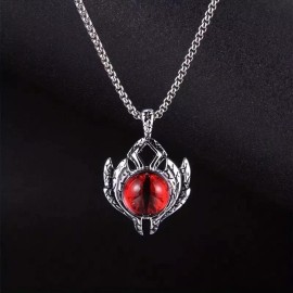 Unbranded LOTR Lord of the Rings Red Eye of Sauron Neckalce - Evil Eye
