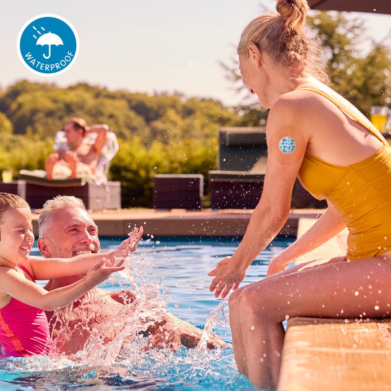 Colarr 80 Pcs Sensor Covers Compatible with Libre 2 Stickers