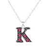 Kjiasiw Initial Necklaces for Women A-Z Pendant Necklace Silver Plated