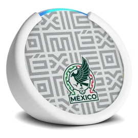Bocina Inteligente Alexa Echo Pop Edición Mundial 2026 en Blanco                                                                                      