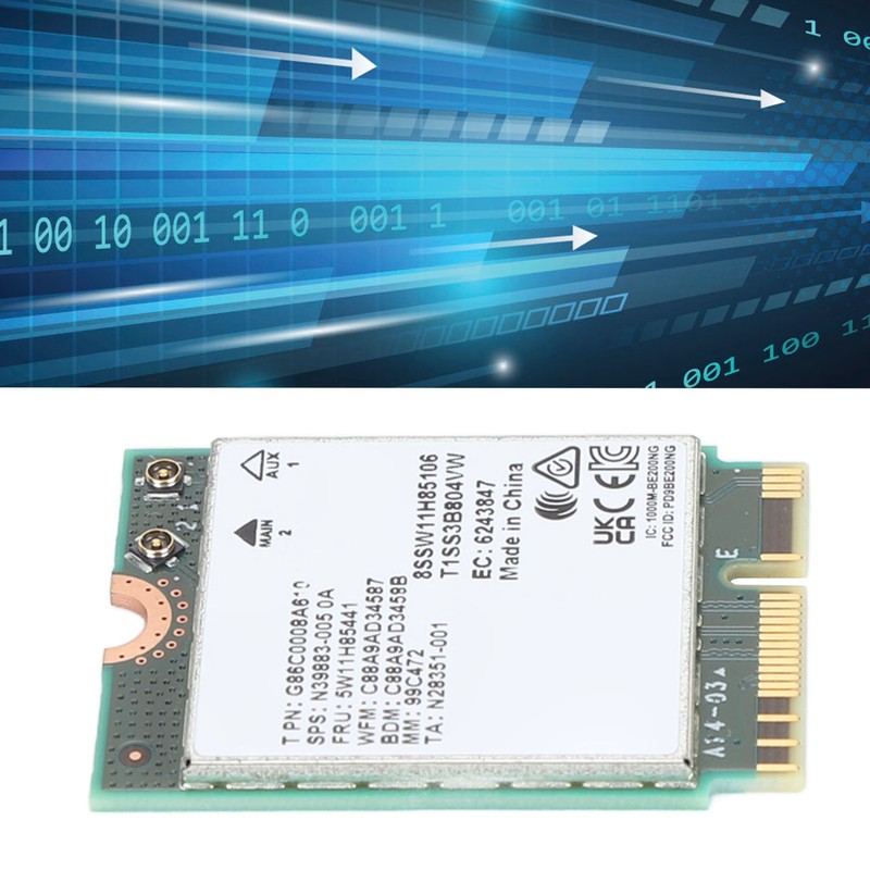 BE200NGW WiFi 7 Network Card for Intel BE200 8774Mbps Supports