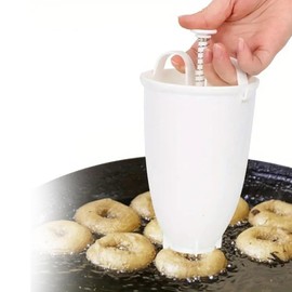 STGBCST Portable Donut Maker Donut Cutter Baking Tool Plastic Dough Dispenser DIY Fried Donut Mould for Making Kitchen Pastry