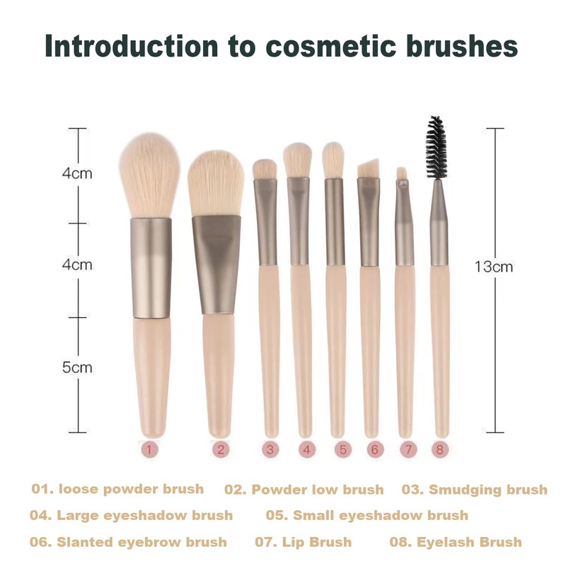 Makeup Brushes 8 Pieces Makeup Brush Set, Makeup Brushes Foundation