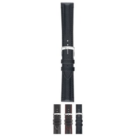 MORELLATO Synthetic Leather Watch Strap Waterproof RACE Lace, Black x White, Replacement Tool Included