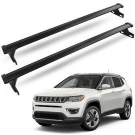 WildGear Roof Rack Cross Bars Luggage Carrier Fit for Jeep Compass 2018-2021 Maximum Load 200 lbs/90 kg for Cargo Carrier Bag Luggage Kayak Canoe Bike Snowboard Skiboard