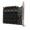 Adapter Card 4 Port M.2 NVMe SSD to PCIE X16