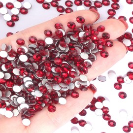 YHMQ DU 1440 pieces rhinestones, nail crystals + rhinestones for nails, crystal PDZ + Siam + SS12 (2.8 + 3.0 mm)
