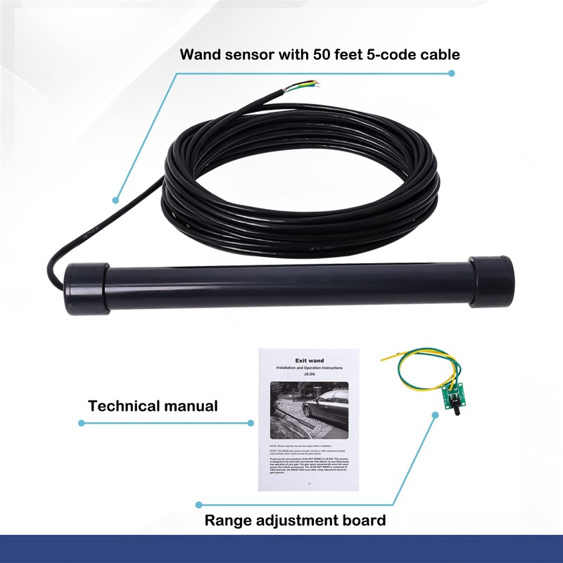 Vehicle Exit Sensor Compatible with Mighty Mule, Ghost Controls Vehicle