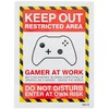Caledonia Signs Keep out, gamer at work, do not disturb