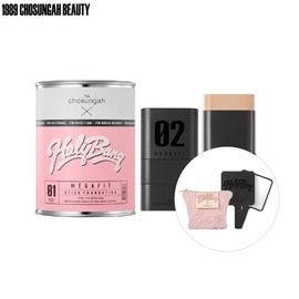 CHOSUNGAH TM Megafit Stick Foundation Set 4items [HOLYBANG EDITION], Shade:03 Natural Beige