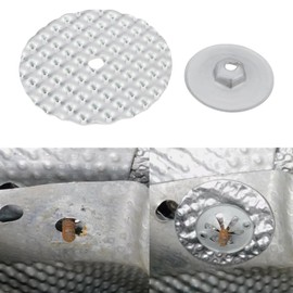 SING F LTD 6 Pieces Car Heat Shield Repair Kit 51.6mm Sheets 30mm Retaining Clips for Repairing Insulation Pads