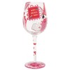 Lolita "Who Needs A Man" Wine Glass