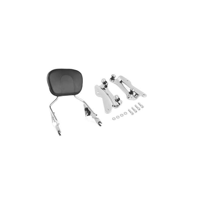 NOVALLA Detachable Passenger Backrest Sissy Bar with 4 Point Docking