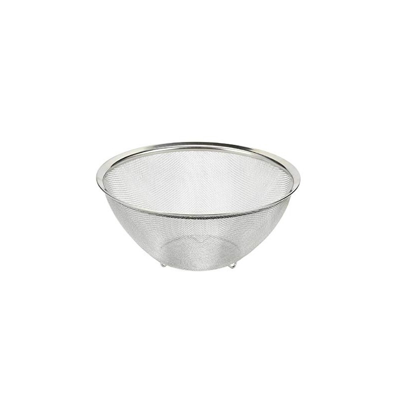 Pearl Metal HB-4078 Bowl-Shaped Colander, 9.4 inches (24 cm), Stainless
