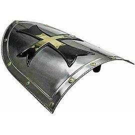 ACTIVE INDUSTRIES Medieval Crusader Steel Shield 18 Gauge Armor Templar Viking Steel Iron Shield Medieval Crusader Steel Shield 18 Gauge Armor Templar Viking Steel Iron Shield by Art 18 Inches