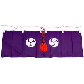 Butsudanya Takita Shoten Shinto Shinto Shelf Curtain (Shinto Front Curtain), Tomoemon, 2 Shaku (Width 65cm x Descending 22 cm) ◆ Shinto Shelf (Shinto Palace) and Shinto Treasure of Shinto Shinto Shrine [Certificate issued by Takita Shoten]