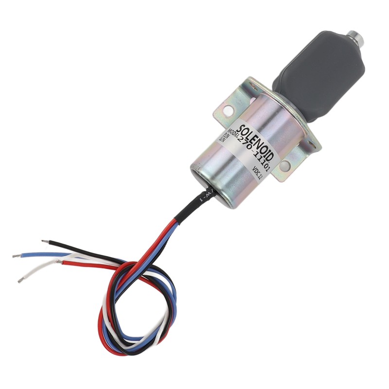 12V Electric Exhaust Solenoid High Accuracy Anti Interference 4 Wire