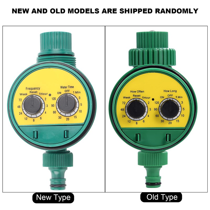 Watering Timer, Multi-functional Electronic Two Dial Digital Automatic Irrigation Timer